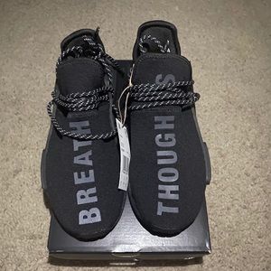 NMD Hu Pharell Human Race Triple Black